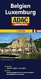 ADAC L�nderKarte Belgien / Luxemburg 1 : 300 000: Mit Register der Orte und Sehensw�rdigkeiten. Mit Citypl�nen von Br�ssel und Luxemburg: Register: ... Nationalparks, landschaftlich sch�ne Strecken