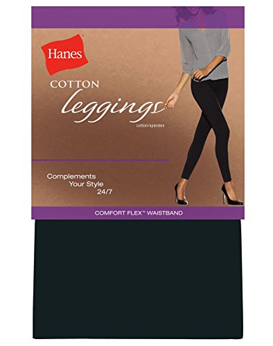 Hanes Women`s Plus Size Cotton Legging