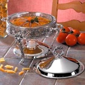 FLORAL FOOD WARMER - FLORAL DESIGN FOOD WARMER - casserole