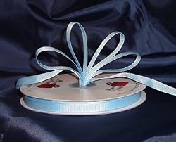 Grosgrain Ribbon 3/8" - 50 Yards (150 FT) - Light Blue - Sewing - Craft - Wedding Favors