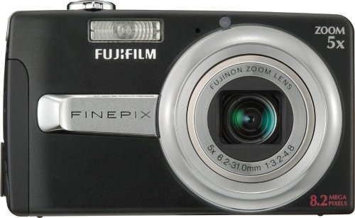 Fujifilm FinePix J50 Digital Camera - Black (8.2MP, 5x Optical Zoom) 2.7 LCD