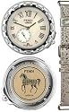 Fendi Zucca with Diamond Markers Women's Watch