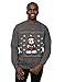 Disney Men's Mickey Mouse Scarf Christmas Sweatshirt