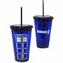 Doctor Who TARDIS Acrylic Cup with Straw