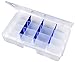 Flambeau 7004R Tuff Tainer Double Deep Storage Box, 4 Fixed Compartments, 9 Zerust Dividers