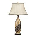 Resin Ivory Look Table Lamp - Ivory/ Black (33")