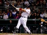 New York Yankees v Boston Red Sox, FORT MYERS, FL - MARCH 14: Adrian Gonzalez Sports Photographic Poster Print by J. Meric, 12x16