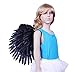 FashionWings (TM) Children's Black Costume Feather Angel Wings Point up or Down