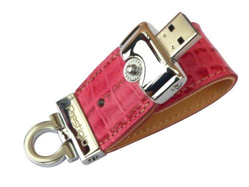 Prestigio Leder 16GB USB-Stick USB 2.0 pink Preisvergleich