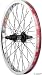 Eastern 9T Bi-Rectional Sealed Hub BMX Bike Wheel - Black Hub and Spokes