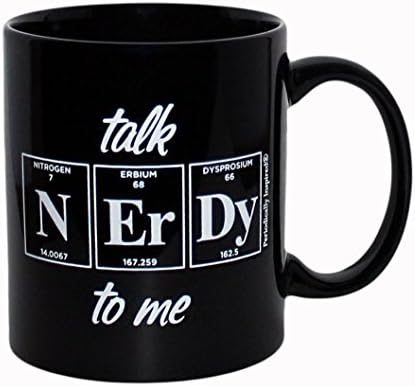 Talk Nerdy to Me - Periodic Table N-Er-Dy - Ceramic Coffee Tea Mug - 11-oz