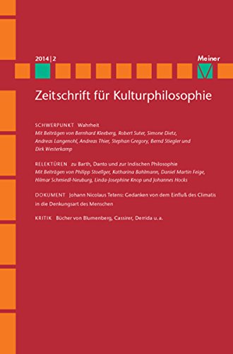 Wahrheit: Zeitschrift für Kulturphilosophie, Heft 2014/2 (German Edition)