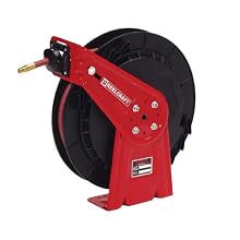 Reelcraft RT435-OLP 1/4-Inch by 35-Feet Spring Driven Hose Reel for Air/Water
