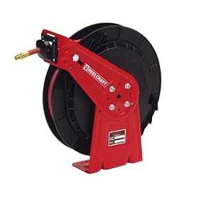 Reelcraft RT635-OLP 3/8-Inch by 35-Feet Spring Driven Hose Reel for Air/Water