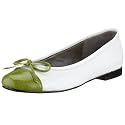 Gerry Weber Milwaukee FP02196, Damen Ballerina, weiss / grün, (white/green 1957)