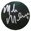 Mike Modano Autographed Hockey Puck, Dallas Stars, Detroit Red Wings, Proof Photo