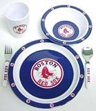 Boston Red Sox Childrens Youth Dinnerware Five Piece Set by Duck House