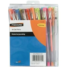 Fiskars Gel Pens 48/Set-Assorted Glitter/Neon/Metallic/Swirl