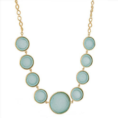 Michael Vincent Michaud- Green Graduated Disc Necklace