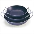 Paderno World Cuisine A41717-xx Black Steel Paella Pan
