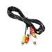 3 RCA to 3 RCA M/M 1.5m Audio/Video Cable