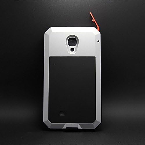 Holyhorse Premium Extreme Luxury Shockproof Dust/Dirt Proof Aluminum Metal Gorilla Glass Military Heavy Duty Protection Hard Cover Skin Case for Samsung Galaxy S4 SIV I9500 (Silver)