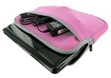 Gateway LT2044u 10.1-Inch Netbook Neoprene Sleeve SlipCase (Invisible Zipper Dual-Pocket - Grey)