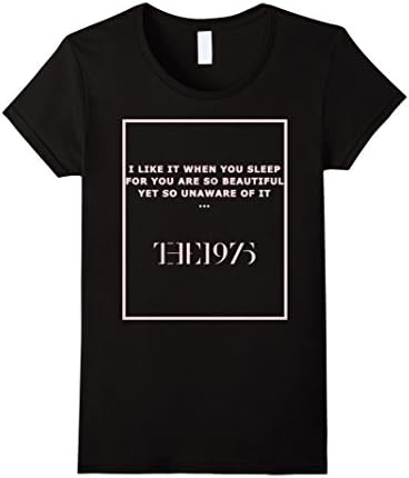 Women's UGH TThe 1975 Album TShirt I Like It When You Sleep Small Black