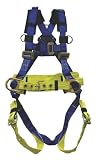 Elk River 75336 WorkMaster Polyester/Nylon 3 D Ring Harness with Tongue Buckles, 3X-Large