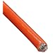 Loos Stainless Steel 302/304 Wire Rope, Vinyl Coated, 7x19 Strand Core, Orange