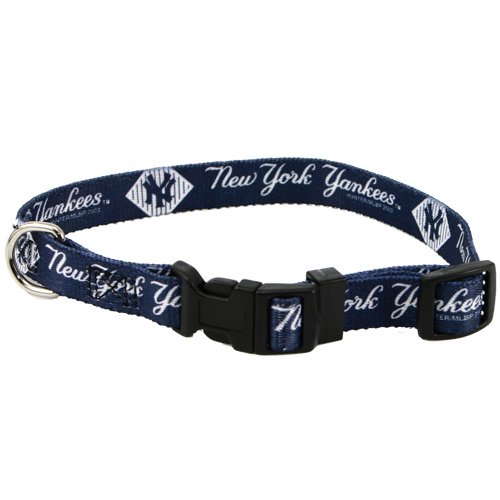 New York Yankees Adjustable Dog Collar (Small)