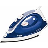 T-fal FV3756 Prima Steam Iron Non-Stick Soleplate with Anti-Drip System and Auto-Off, 1400-Watt, Blue