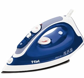 T-fal Prima FV3756 Nonstick PTFE soleplate with Anti-Drip and Auto-off, 1400-Watt, Blue