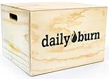DailyBurn Plyo Box for Box Jumps, Plyometric Exercises & CrossFit Training. Hand Crafted Wood Boxes are Fully Assembled.
