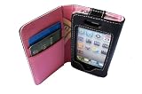 PINK iPhone4 PU Leather Wallet Case