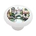 Venice Canal Decorative High Gloss Ceramic Drawer Knob