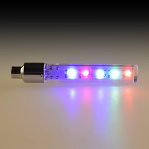 DELED® Bike Bicycle Wheel Tire Valve Cap Spoke Neon 5 LED Lights Lamp