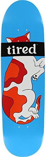Tired Cat On Deal Deck 8.75x31.87 Assembled as COMPLETE Skateboard