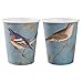 Alink Birds Design Tea Party Paper Cups, 24 Count
