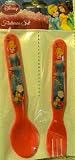 Disney Princess Children Eating Cutlery Set [Fork (1) and Spoon (1)]