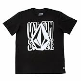 (ボルコム)VOLCOM HAND DRAWN S/S SLIM TEE/スリムフィット半袖Tシャツ BLK M