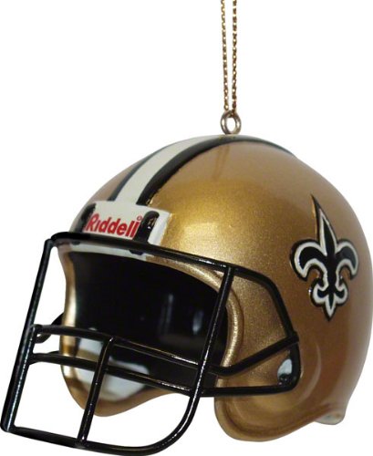 NFL New Orleans Saints 3 Inch Helmet Ornament
