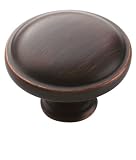 Amerock BP53015-ORB Allison Button Knob 1-1/4-Inch Diameter, Oil Rubbed Bronze