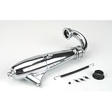 Dynamite 1/8 086 Hi-Speed Inline Exhaust System: Polished