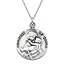 St. Rose pendant medal - sterling silver title=