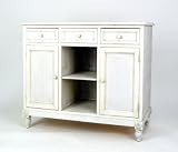 Brookfield Sideboard (White Wash) (36H x 42W x 18D)