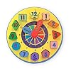 Melissa & Doug Wooden Shape Sorting Clock