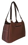 Chocolate and Periwinkle Azalea Convertible Backpack Diaper Bag