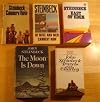 John Steinbeck five-novel set: East of Eden, Of Mice and Men, Cannery Row, The Moon is Down, Travels with Charley