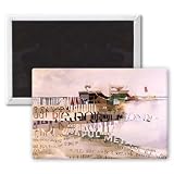 Out of Season (Hors Saison), 1993 (oil on.. - 3x2 inch Fridge Magnet - large magnetic button - Magnet